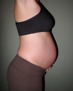 животик 23 неделя беременности