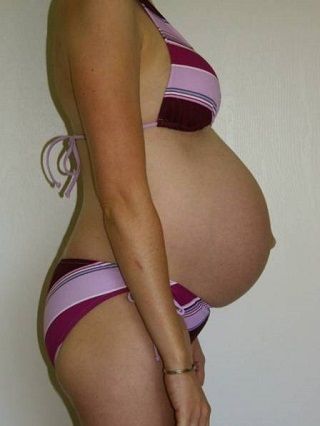 животик 36 неделя беременности 1